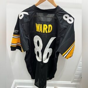 Hines Ward 86 Black and Yellow Football Jersey